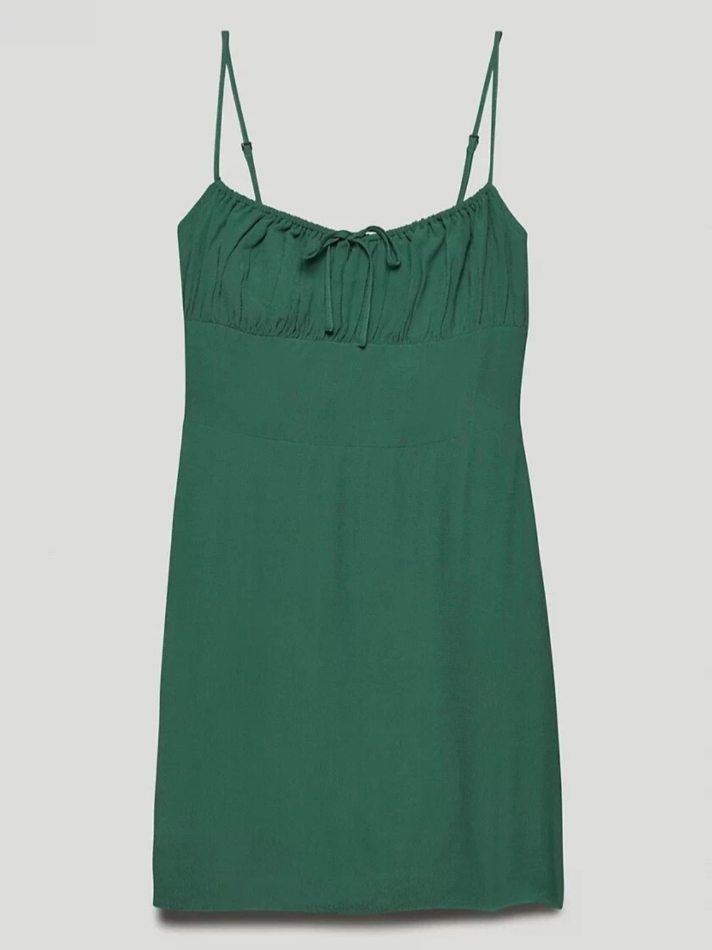 Aritzia Sunday Best Delilah Dress Dark Ivy Green